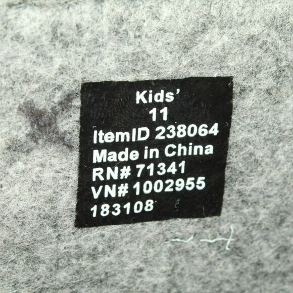 LL Bean Gray Wool Warm Replacement Boot Liner Inserts Size 11 - Picture 8 of 9